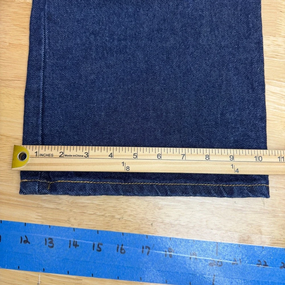 Vintage Levi's 517 BOOTCUT Jeans Mens 40x32 Cotton Dark Wash Indigo Blue Denim